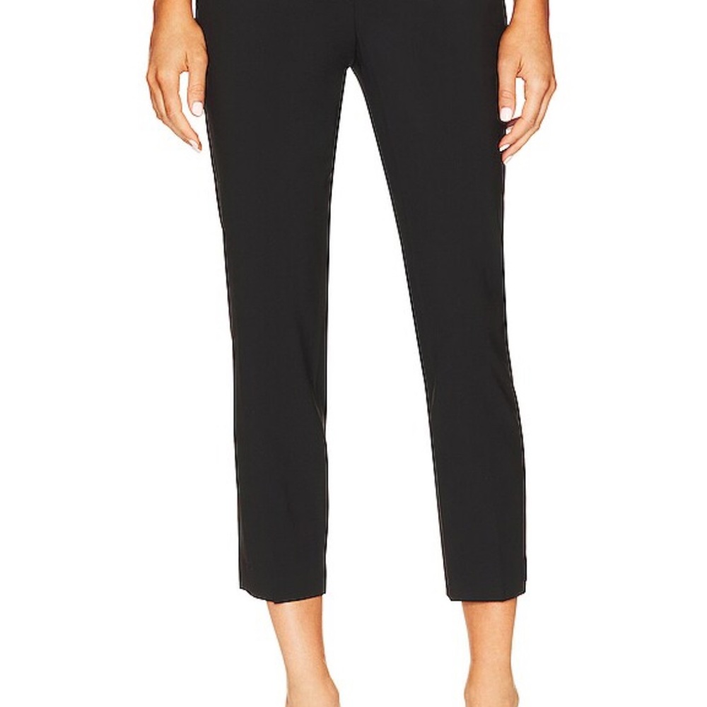 Theory Navy cropped trousers